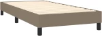 ΚΡΕΒΑΤΙ BOXSPRING ΜΕ ΣΤΡΩΜΑ TAUPE 90X200 ΕΚ. ΥΦΑΣΜΑΤΙΝΟ 3140109