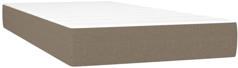 ΚΡΕΒΑΤΙ BOXSPRING ΜΕ ΣΤΡΩΜΑ TAUPE 90X200 ΕΚ. ΥΦΑΣΜΑΤΙΝΟ 3140109