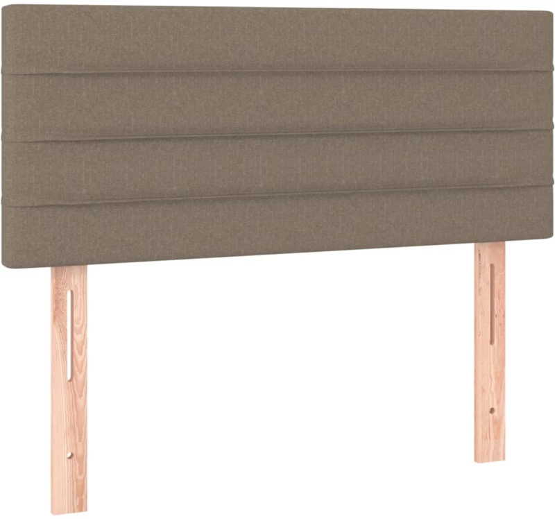 ΚΡΕΒΑΤΙ BOXSPRING ΜΕ ΣΤΡΩΜΑ TAUPE 90X200 ΕΚ. ΥΦΑΣΜΑΤΙΝΟ 3140109