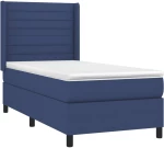 ΚΡΕΒΑΤΙ BOXSPRING ΜΕ ΣΤΡΩΜΑ ΜΠΛΕ 100 X 200 ΕΚ. ΥΦΑΣΜΑΤΙΝΟ 3131495