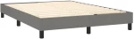 ΚΡΕΒΑΤΙ BOXSPRING ΜΕ ΣΤΡΩΜΑ & LED ΣΚ.ΓΚΡΙ 140X190 ΕΚ ΥΦΑΣΜΑΤΙΝΟ 3133390