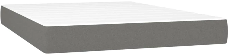ΚΡΕΒΑΤΙ BOXSPRING ΜΕ ΣΤΡΩΜΑ & LED ΣΚ.ΓΚΡΙ 140X190 ΕΚ ΥΦΑΣΜΑΤΙΝΟ 3133390