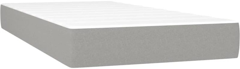 ΚΡΕΒΑΤΙ BOXSPRING ΜΕ ΣΤΡΩΜΑ & LED ΑΝ.ΓΚΡΙ 90X200 ΕΚ. ΥΦΑΣΜΑΤΙΝΟ 3133925