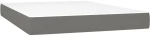 ΚΡΕΒΑΤΙ BOXSPRING ΜΕ ΣΤΡΩΜΑ ΣΚΟΥΡΟ ΓΚΡΙ 140X190 ΕΚ. ΥΦΑΣΜΑΤΙΝΟ 3142570