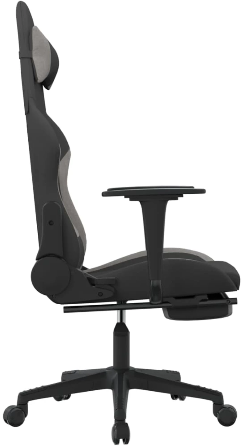 ΚΑΡΕΚΛΑ GAMING ΠΕΡΙΣΤΡΕΦΟΜΕΝΗ ΜΑΥΡΗ/ΑΝ. ΓΚΡΙ ΎΦΑΣΜΑ ΜΕ ΥΠΟΠΟΔΙΟ 345502