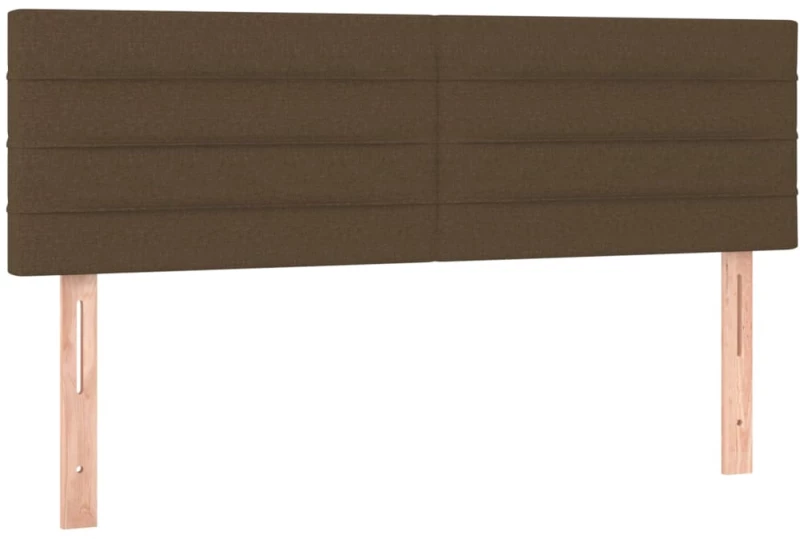 ΚΡΕΒΑΤΙ BOXSPRING ΜΕ ΣΤΡΩΜΑ ΣΚΟΥΡΟ ΚΑΦΕ 140X200 ΕΚ ΥΦΑΣΜΑΤΙΝΟ 3126888