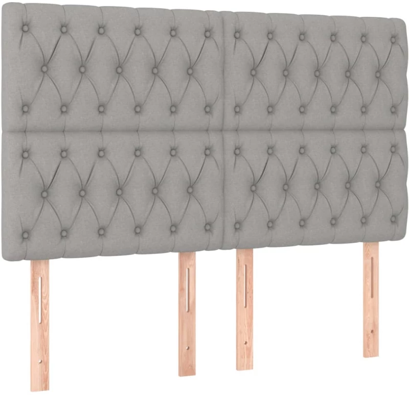ΚΡΕΒΑΤΙ BOXSPRING ΜΕ ΣΤΡΩΜΑ ΑΝΟΙΧΤΟ ΓΚΡΙ 140X200 ΕΚ. ΥΦΑΣΜΑΤΙΝΟ 3128765