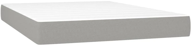 ΚΡΕΒΑΤΙ BOXSPRING ΜΕ ΣΤΡΩΜΑ ΑΝΟΙΧΤΟ ΓΚΡΙ 140X190 ΕΚ. ΥΦΑΣΜΑΤΙΝΟ 3131665