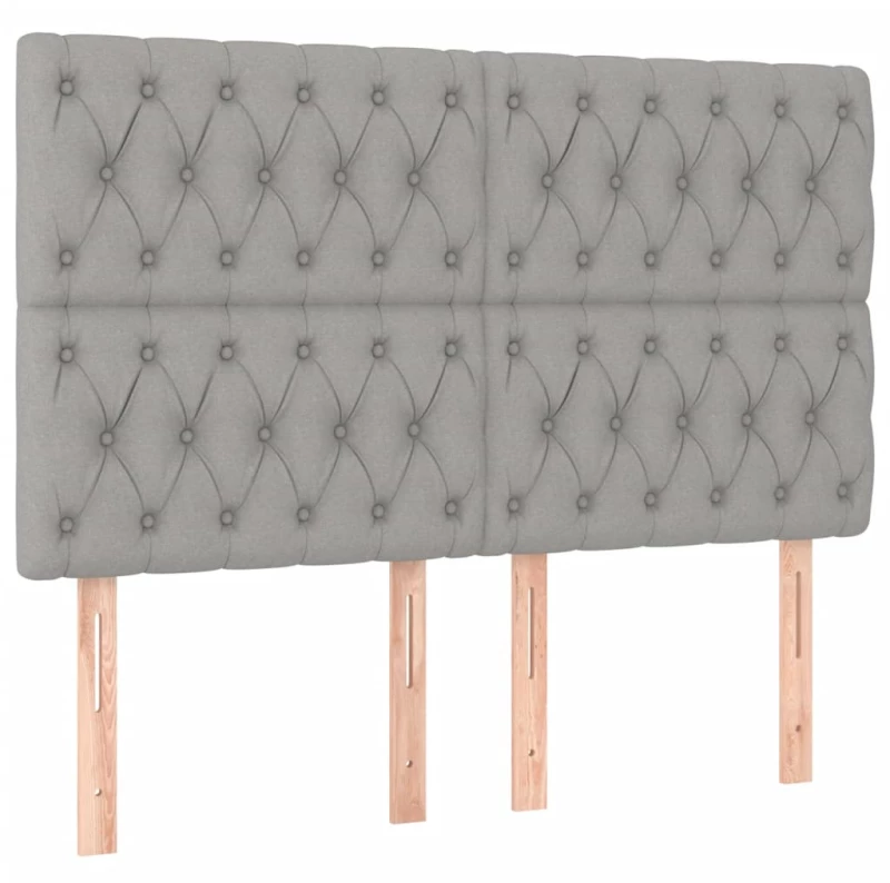 ΚΡΕΒΑΤΙ BOXSPRING ΜΕ ΣΤΡΩΜΑ & LED ΑΝ.ΓΚΡΙ 140X190ΕΚ. ΥΦΑΣΜΑΤΙΝΟ 3135669