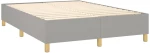 ΚΡΕΒΑΤΙ BOXSPRING ΜΕ ΣΤΡΩΜΑ & LED ΑΝ.ΓΚΡΙ 140X190ΕΚ. ΥΦΑΣΜΑΤΙΝΟ 3139109