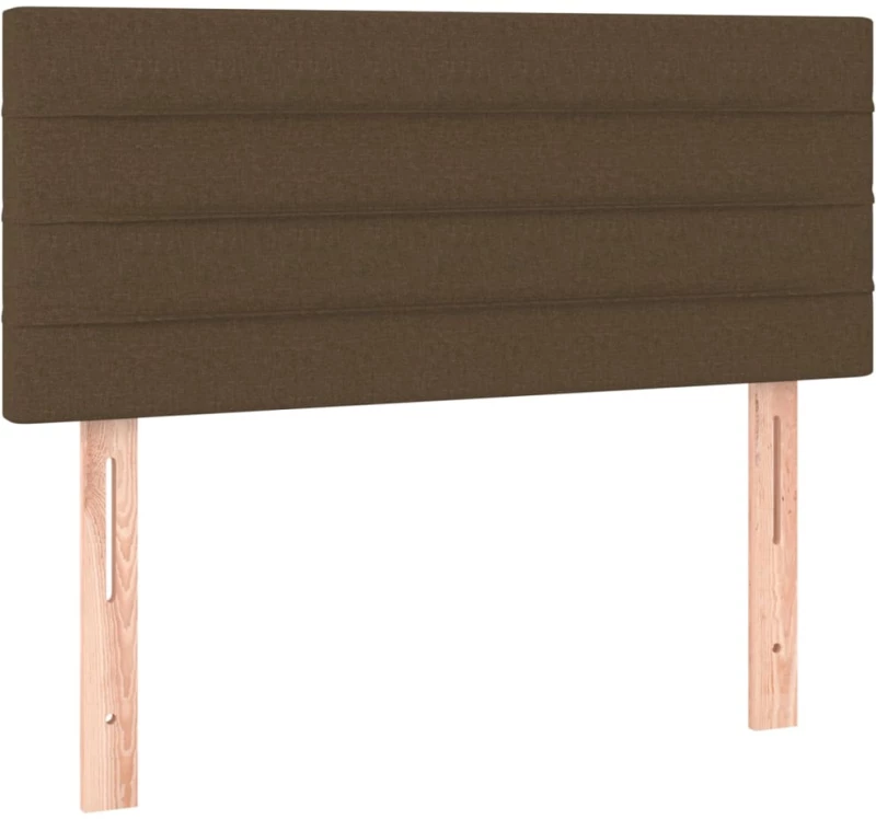 ΚΡΕΒΑΤΙ BOXSPRING ΜΕ ΣΤΡΩΜΑ ΣΚΟΥΡΟ ΚΑΦΕ 90X200 ΕΚ. ΥΦΑΣΜΑΤΙΝΟ 3140108