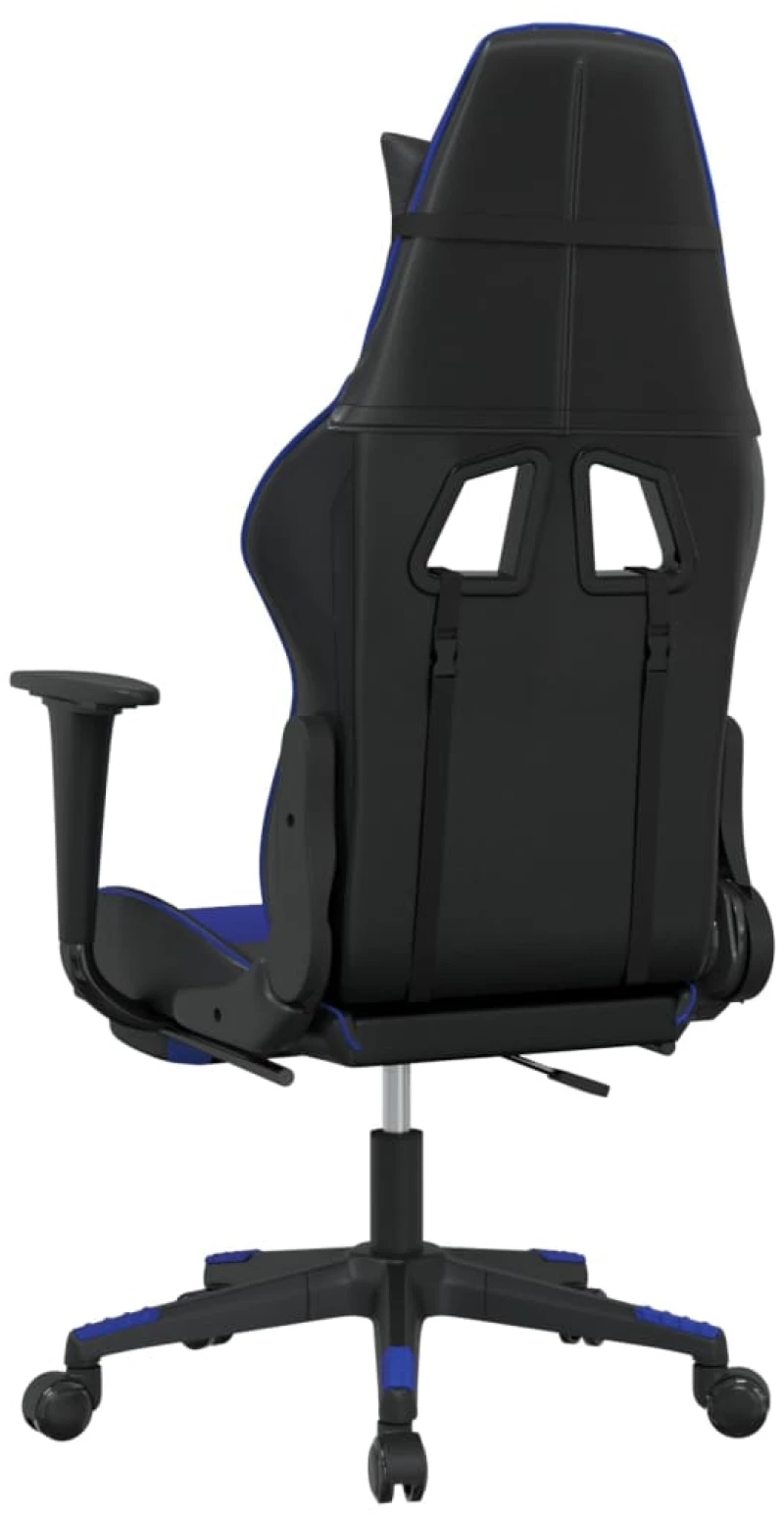 ΚΑΡΕΚΛΑ GAMING ΜΑΣΑΖ ΥΠΟΠΟΔΙΟ ΜΑΥΡΟ/ΜΠΛΕ ΑΠΟ ΣΥΝΘΕΤΙΚΟ ΔΕΡΜΑ 3143699