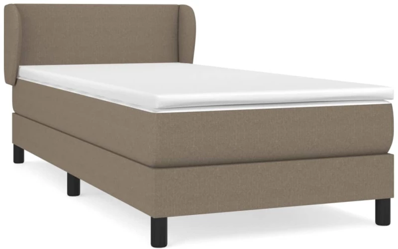ΚΡΕΒΑΤΙ BOXSPRING ΜΕ ΣΤΡΩΜΑ TAUPE 100 X 200 ΕΚ. ΥΦΑΣΜΑΤΙΝΟ 3126065