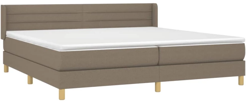 ΚΡΕΒΑΤΙ BOXSPRING ΜΕ ΣΤΡΩΜΑ TAUPE 200X200 ΕΚ. ΥΦΑΣΜΑΤΙΝΟ 3130381