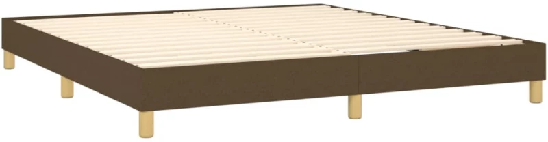ΚΡΕΒΑΤΙ BOXSPRING ΜΕ ΣΤΡΩΜΑ ΣΚΟΥΡΟ ΚΑΦΕ 160X200 ΕΚ ΥΦΑΣΜΑΤΙΝΟ 3140708