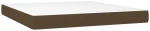 ΚΡΕΒΑΤΙ BOXSPRING ΜΕ ΣΤΡΩΜΑ ΣΚΟΥΡΟ ΚΑΦΕ 160X200 ΕΚ ΥΦΑΣΜΑΤΙΝΟ 3140708