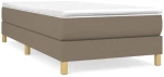 ΚΡΕΒΑΤΙ BOXSPRING ΜΕ ΣΤΡΩΜΑ TAUPE 100 X 200 ΕΚ. ΥΦΑΣΜΑΤΙΝΟ 3144155