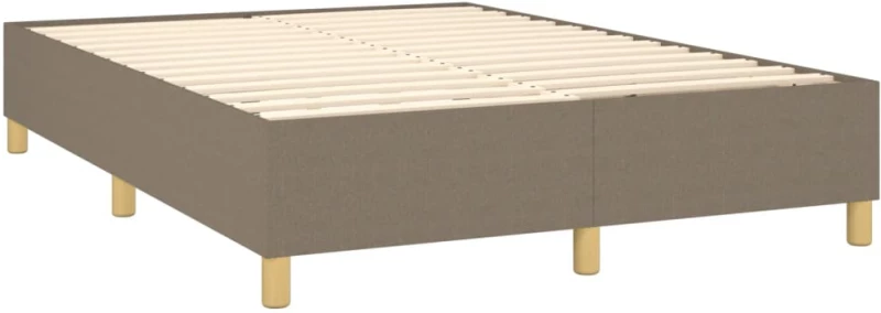 ΚΡΕΒΑΤΙ BOXSPRING ΜΕ ΣΤΡΩΜΑ & LED TAUPE 140X200 ΕΚ. ΥΦΑΣΜΑΤΙΝΟ 3135521