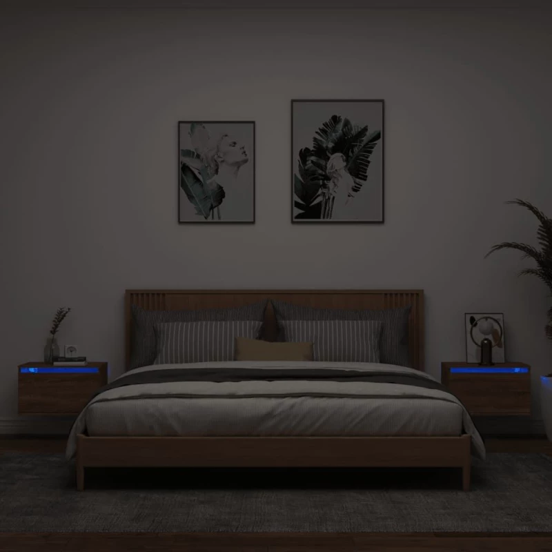 ΚΟΜΟΔΙΝΑ ΕΠΙΤΟΙΧΙΑ ΜΕ ΦΩΤΑ LED 2 ΤΕΜ. ΚΑΦΕ ΔΡΥΣ 836839