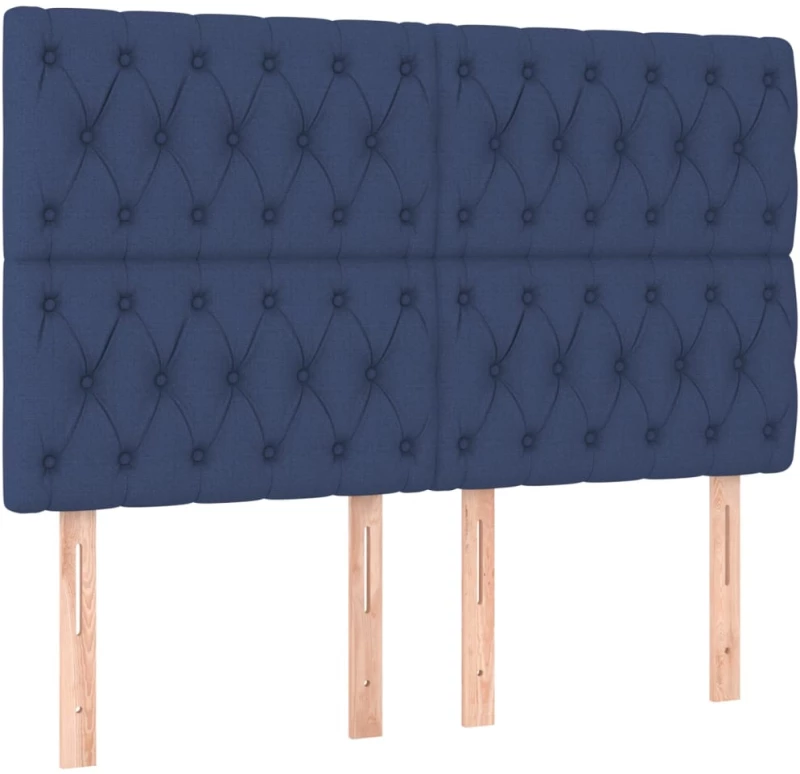 ΚΡΕΒΑΤΙ BOXSPRING ΜΕ ΣΤΡΩΜΑ ΜΠΛΕ 140X190 ΕΚ. ΥΦΑΣΜΑΤΙΝΟ 3132231
