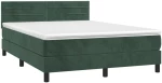 ΚΡΕΒΑΤΙ BOXSPRING ΜΕ ΣΤΡΩΜΑ & LED ΣΚ. ΠΡΑΣΙΝΟ 140X200ΕΚ ΒΕΛΟΥΔΟ 3134468
