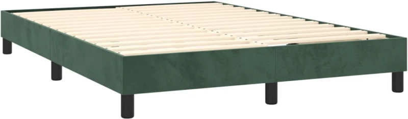 ΚΡΕΒΑΤΙ BOXSPRING ΜΕ ΣΤΡΩΜΑ & LED ΣΚ. ΠΡΑΣΙΝΟ 140X200ΕΚ ΒΕΛΟΥΔΟ 3134468