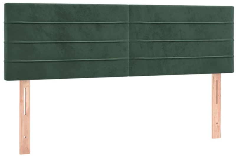 ΚΡΕΒΑΤΙ BOXSPRING ΜΕ ΣΤΡΩΜΑ & LED ΣΚ. ΠΡΑΣΙΝΟ 140X200ΕΚ ΒΕΛΟΥΔΟ 3134468