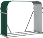 ΞΥΛΟΘΗΚΗ ΠΡΑΣΙΝΗ 120 X 45 X 100 ΕΚ. ΑΠΟ ΓΑΛΒΑΝΙΣΜΕΝΟ ΑΤΣΑΛΙ 364543