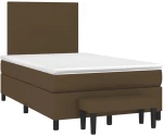 ΚΡΕΒΑΤΙ BOXSPRING ΜΕ ΣΤΡΩΜΑ ΣΚΟΥΡΟ ΚΑΦΕ 120X200 ΕΚ. ΥΦΑΣΜΑΤΙΝΟ 3136424