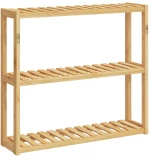 ΡΑΦΙ ΜΠΑΝΙΟΥ 3 ΕΠΙΠΕΔΩΝ ΕΠΙΤΟΙΧΙΟ 60X15X54 ΕΚ. ΑΠΟ ΜΠΑΜΠΟΥ 373367