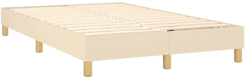 ΚΡΕΒΑΤΙ BOXSPRING ΜΕ ΣΤΡΩΜΑ & LED ΚΡΕΜ 120X200 ΕΚ. ΥΦΑΣΜΑΤΙΝΟ 3133866
