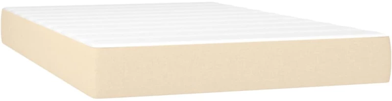 ΚΡΕΒΑΤΙ BOXSPRING ΜΕ ΣΤΡΩΜΑ & LED ΚΡΕΜ 120X200 ΕΚ. ΥΦΑΣΜΑΤΙΝΟ 3133866