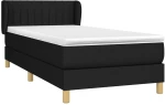 ΚΡΕΒΑΤΙ BOXSPRING ΜΕ ΣΤΡΩΜΑ ΜΑΥΡΟ 90X200 ΕΚ. ΥΦΑΣΜΑΤΙΝΟ 3126935
