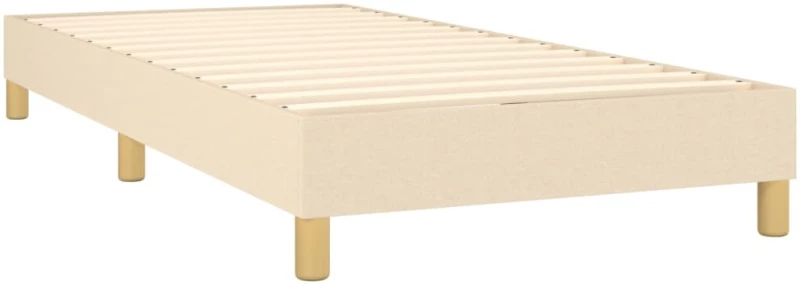 ΚΡΕΒΑΤΙ BOXSPRING ΜΕ ΣΤΡΩΜΑ ΚΡΕΜ 90X200 ΕΚ.ΥΦΑΣΜΑΤΙΝΟ 3140750