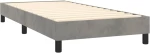 ΚΡΕΒΑΤΙ BOXSPRING ΜΕ ΣΤΡΩΜΑ ΑΝΟΙΧΤΟ ΓΚΡΙ 90X200 ΕΚ. ΒΕΛΟΥΔΙΝΟ 3141401