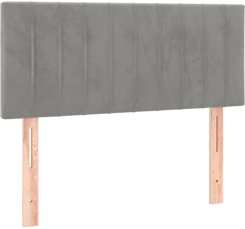 ΚΡΕΒΑΤΙ BOXSPRING ΜΕ ΣΤΡΩΜΑ ΑΝΟΙΧΤΟ ΓΚΡΙ 90X200 ΕΚ. ΒΕΛΟΥΔΙΝΟ 3141401