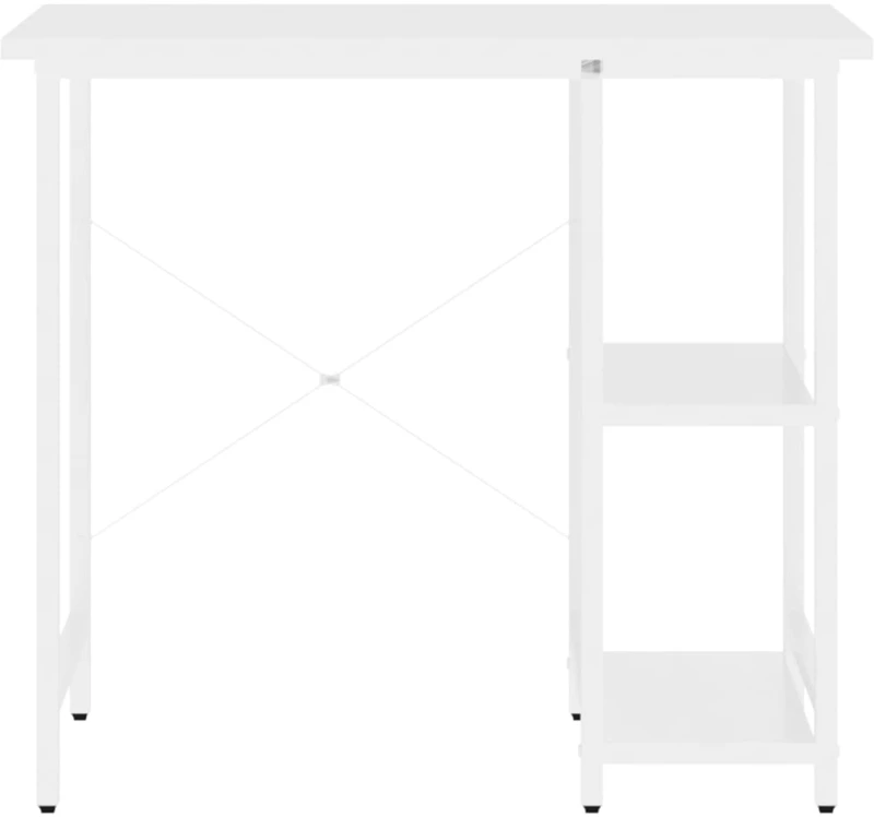 ΓΡΑΦΕΙΟ ΥΠΟΛΟΓΙΣΤΗ ΛΕΥΚΟ 80 X 40 X 72 ΕΚ. ΑΠΟ MDF ΚΑΙ ΜΕΤΑΛΛΟ 20555