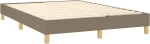 ΚΡΕΒΑΤΙ BOXSPRING ΜΕ ΣΤΡΩΜΑ TAUPE 140X200 ΕΚ. ΥΦΑΣΜΑΤΙΝΟ 3140781