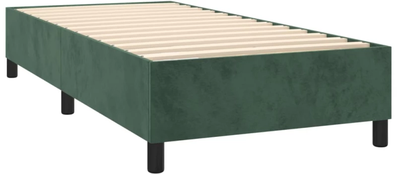 ΚΡΕΒΑΤΙ BOXSPRING ΜΕ ΣΤΡΩΜΑ & LED ΣΚ. ΠΡΑΣΙΝΟ 100X200ΕΚ ΒΕΛΟΥΔΟ 3136110