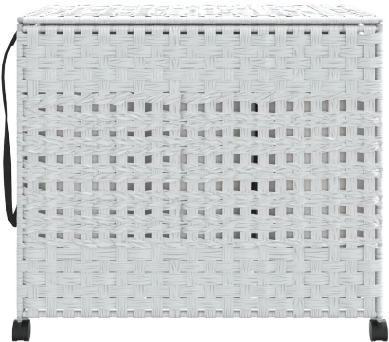 ΚΑΛΑΘΙ ΆΠΛΥΤΩΝ ΜΕ ΤΡΟΧΟΥΣ ΛΕΥΚΟ 66X35X60 ΕΚ. ΑΠΟ ΡΑΤΑΝ 372048