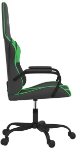 ΚΑΡΕΚΛΑ GAMING ΜΑΥΡΟ/ΠΡΑΣΙΝΟ ΑΠΟ ΣΥΝΘΕΤΙΚΟ ΔΕΡΜΑ 3143778