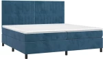 ΚΡΕΒΑΤΙ BOXSPRING ΜΕ ΣΤΡΩΜΑ ΣΚΟΥΡΟ ΜΠΛΕ 200X200 ΕΚ. ΒΕΛΟΥΔΙΝΟ 3143167