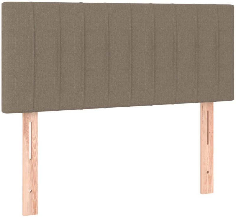 ΚΡΕΒΑΤΙ BOXSPRING ΜΕ ΣΤΡΩΜΑ & LED TAUPE 100X200 ΕΚ. ΥΦΑΣΜΑΤΙΝΟ 3133857
