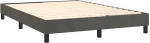 ΚΡΕΒΑΤΙ BOXSPRING ΜΕ ΣΤΡΩΜΑ ΣΚΟΥΡΟ ΓΚΡΙ 140X200 ΕΚ. ΒΕΛΟΥΔΙΝΟ 3127614