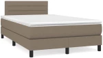 ΚΡΕΒΑΤΙ BOXSPRING ΜΕ ΣΤΡΩΜΑ TAUPE 120X200 ΕΚ. ΥΦΑΣΜΑΤΙΝΟ 3140125
