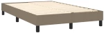 ΚΡΕΒΑΤΙ BOXSPRING ΜΕ ΣΤΡΩΜΑ TAUPE 120X200 ΕΚ. ΥΦΑΣΜΑΤΙΝΟ 3140125