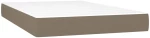 ΚΡΕΒΑΤΙ BOXSPRING ΜΕ ΣΤΡΩΜΑ TAUPE 120X200 ΕΚ. ΥΦΑΣΜΑΤΙΝΟ 3140125