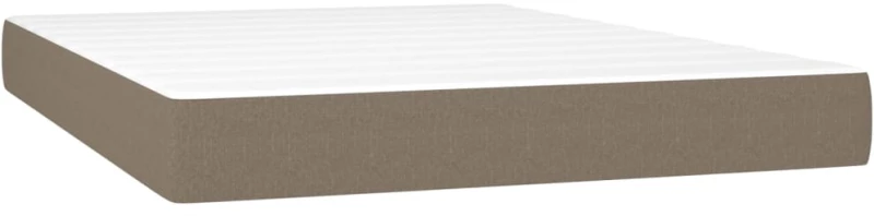 ΚΡΕΒΑΤΙ BOXSPRING ΜΕ ΣΤΡΩΜΑ TAUPE 140X200 ΕΚ. ΥΦΑΣΜΑΤΙΝΟ 3140301