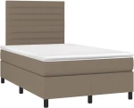 ΚΡΕΒΑΤΙ BOXSPRING ΜΕ ΣΤΡΩΜΑ TAUPE 120X200 ΕΚ. ΥΦΑΣΜΑΤΙΝΟ 3141845