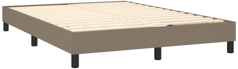 ΚΡΕΒΑΤΙ BOXSPRING ΜΕ ΣΤΡΩΜΑ TAUPE 140X190 ΕΚ. ΥΦΑΣΜΑΤΙΝΟ 3144073